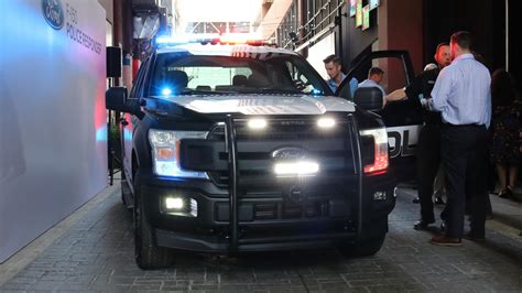 Ford Reveals Industry’s First Police Pursuit Rated Pickup Truck The F 150 Police Responder