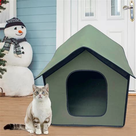 Pet Outdoor House Waterproof Weatherproof Cat Hous... – Vicedeal