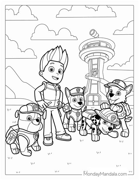 58 Paw Patrol Coloring Pages (Free PDF Printables) | Paw patrol coloring pages, Paw patrol ...