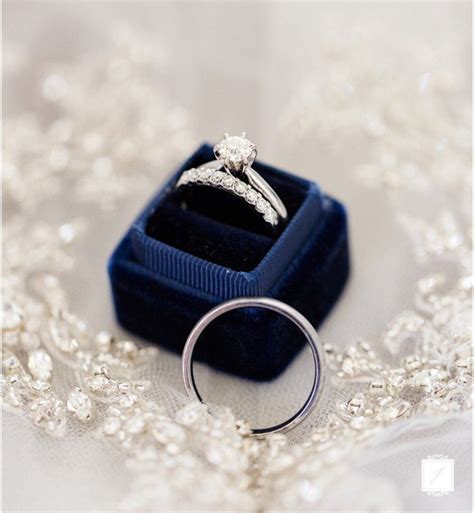 Engagement Ring Box Navy Ring Box Blue Ring Box Proposal Etsy