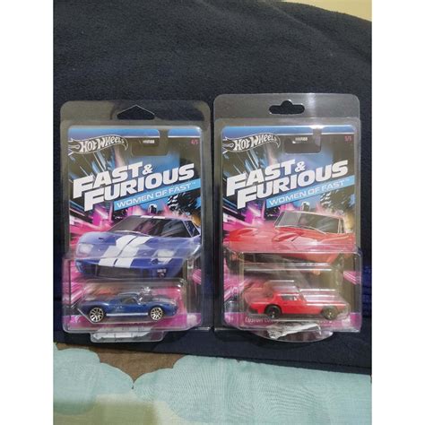 Jual Hot Wheels Fast And Furious Women Of Fast Ford GT40 Dan Custom Corvette Stringray Shopee