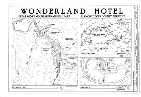 Sevier county, Site plan, Location map