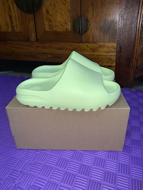 Adidas Yeezy Slide Glow Green 2022 Restock Aftermarket