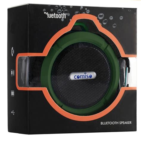 Enceinte Bluetooth Tanche Vert Ext Rieure Avec Aspiration