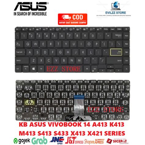 Jual Keyboard Asus Vivobook 14 A413 K413 M413 S413 S433 X413 X421 Black