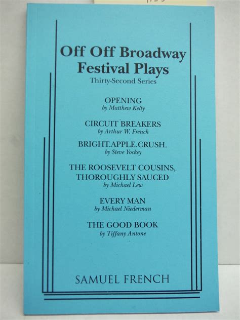 Off Off Broadway Festival Plays 32nd Series