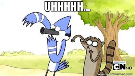 Uhhhhh Meme Uhhhh Regular Show Regular Show Memes Cartoon