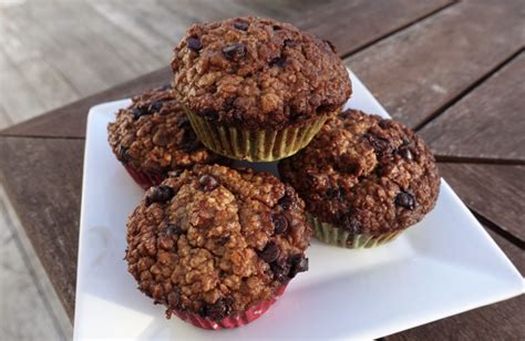 Banana Choc Chip Oat Muffins Key Nutrition