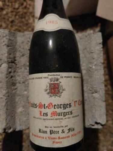 Rion Père et Fils Nuits St Georges 1er Cru Les Murgers Vivino 日本