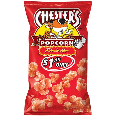 Chester S Flamin Hot Popcorn 3 Oz Delivery Or Pickup Near Me Instacart
