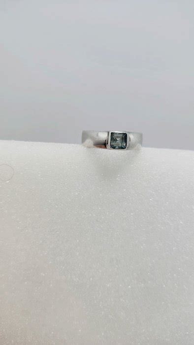 Anello Argento Massiccio Anni 60 Con Acquamarina Testata Catawiki