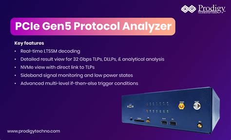 Pcie Gen 5 Protocol Analyzer Datasheet Prodigy Technovations