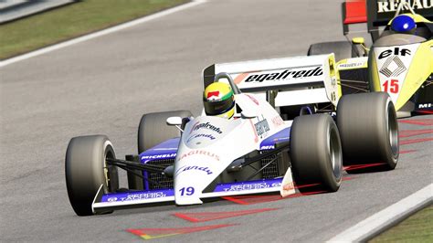 Assetto Corsa F1 1984 Ayrton Senna na Toleman 7º Lugar em Monza