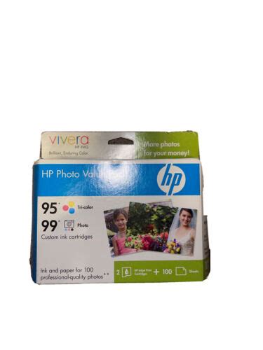 HP 95 Tri Color 99 Photo Ink Cartridges Value Pack Printer Genuine EBay