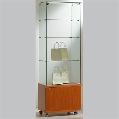 600mm Wide Freestanding Trophy Display Case Access Displays