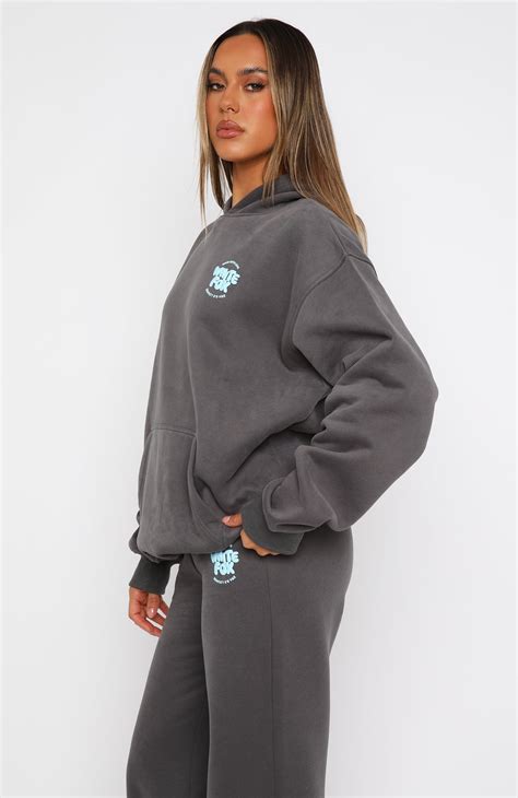 With Love For You Oversized Hoodie Volcanic White Fox Boutique