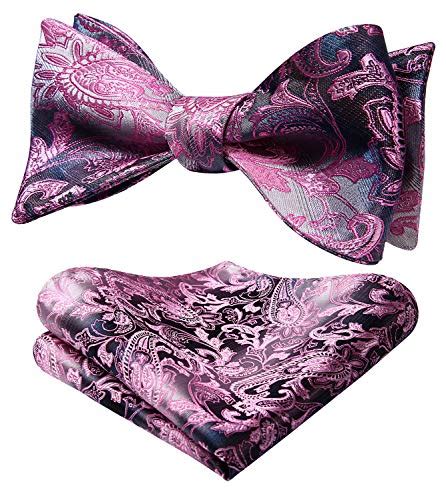 The Classiest Pink And Black Bow Ties