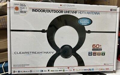 Antennas Direct Clearstream Max V Indoor Outdoor Hdtv Antenna New Ob