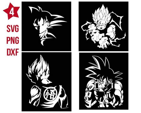 Dragon Ball Z Svg Dragon Ball Z Png Dragon Ball Z Dxf Dragon Ball