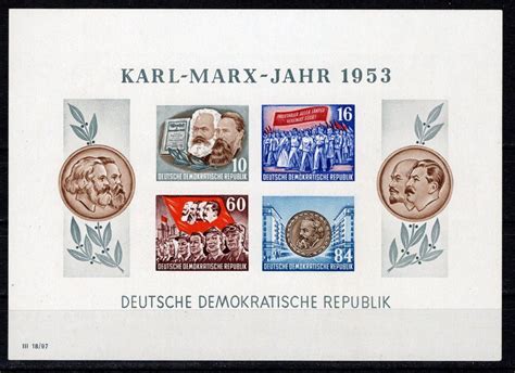 Ddr Marx Block Mi Nr B Yii Postfrisch M Ebay