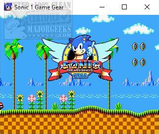 Download Sonic 1 Game Gear - Remake - MajorGeeks