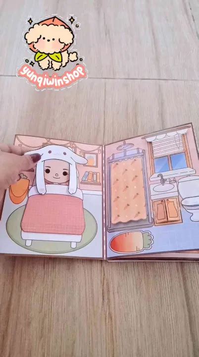 TOCA BOCA CARROT HOUSE QUIET BOOK PAPER DOLL Boneka Kertas Lazada