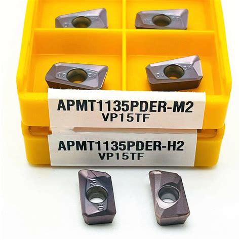 APMT1135 M2 H2 كربيد طحن إدراج CNC مخرطة معدنية 160408pder قطع أدوات