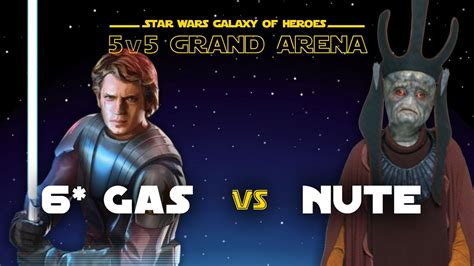 5v5 6 GAS Vs Nute SWGOH GAC Counters YouTube