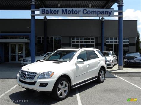 Diamond White Metallic Mercedes Benz Ml Photo