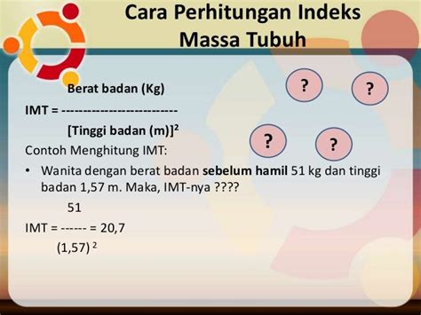 Cara Menghitung Indeks Massa Tubuh