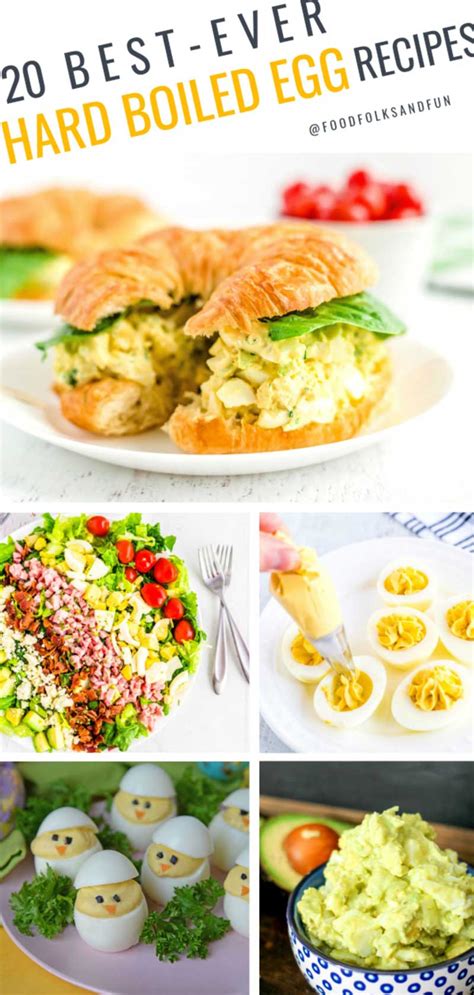 20 Hard Boiled Egg Recipes Roundup • Food Folks and Fun