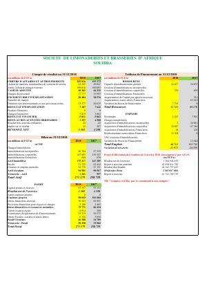 Etats Financiers Exercice 2018 SOLIBRA CI Abidjan Net Documents