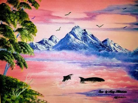 Orcas | Mary's One Stroke Painting