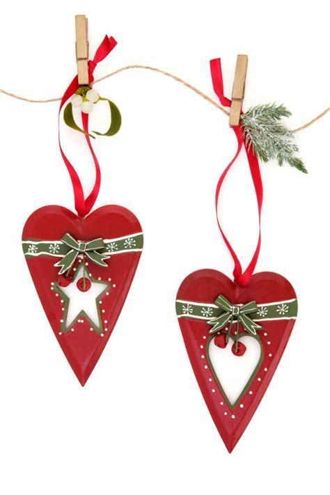 Christmas Heart Ornaments | My Frugal Christmas