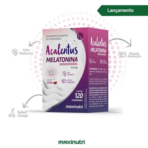 Melatonina Orodispersível Absorção Rápida 120 Cáps Maxinutri