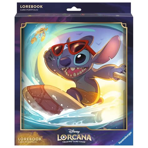 Disney Lorcana Trading Card Game Stitch Card Portfolio Smyths Toys UK