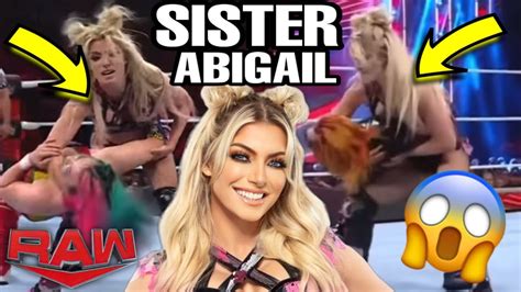 Alexa Bliss Attempts Bray Wyatts Sister Abigail Move On Wwe Raw Youtube