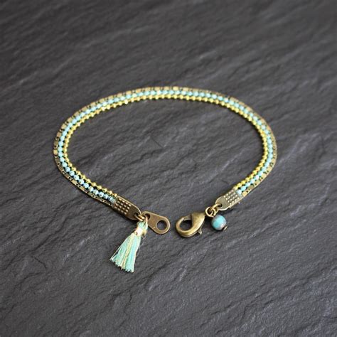 Bracelet Triple Turquoise Lnk