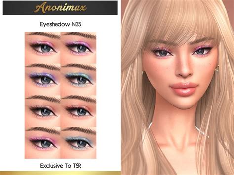 Anonimux Simmer S Eyeshadow N35 Sims 4 Cc Makeup Eyeshadow Sims