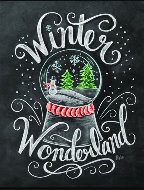 Pin By Miranda Potmesil On Chalkboard Art Christmas Chalkboard Art