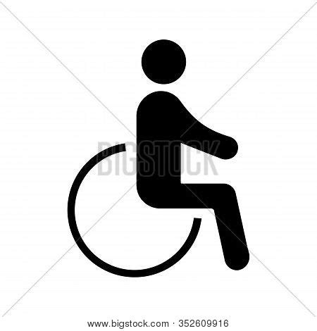 Accessible Glyph Icon Vector Photo Free Trial Bigstock