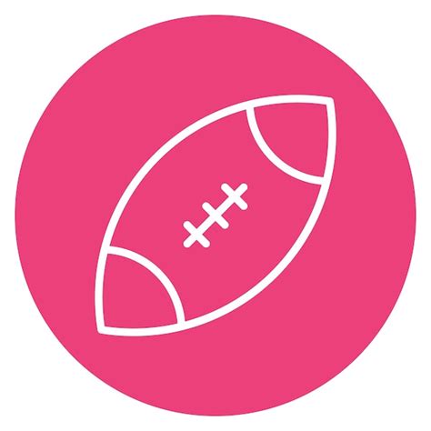 Premium Vector Rugby Ball Icon Vector Image Can Be Used For Rugby