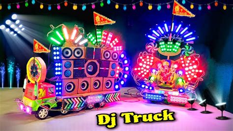 New Ganesh Puja Big Dj Trolley Radha Krishna Durga Visarjan Navratri