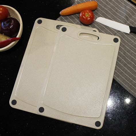 Biodegradable Organic Wheat Straw Fiber Chopping Board Korean Style