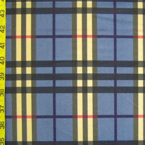 Burberry Theme Plaid Print on Poly Spandex Fabric 4 Way - Etsy