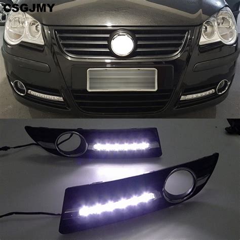 CSGJMY 2PCS For Volkswagen VW Polo 2005 2006 2007 2008 2008 2010 LED