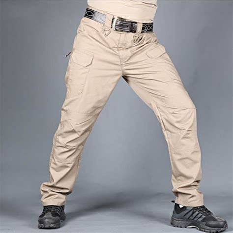 Pantalon De Jogging Cargo Lastique Imperm Able Pour Homme Tactique