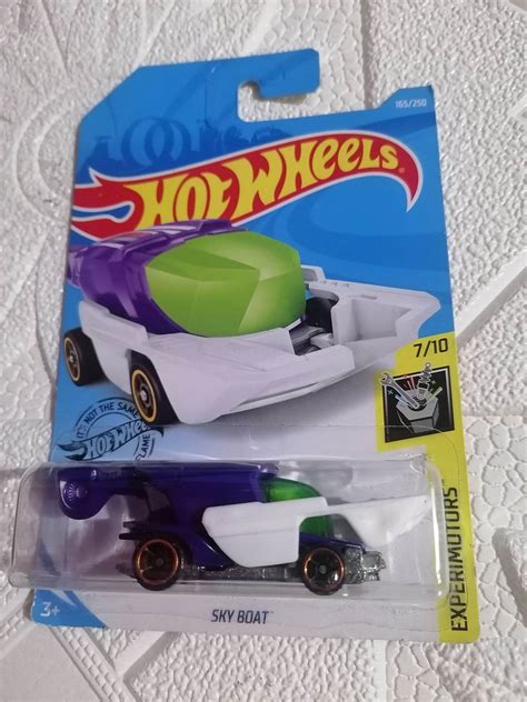 HOT WHEELS EXPERIMOTORS TOOLIGAN SLIDE KICK HYPER ROCKER SKY BOAT THE EMBOSSER HEAVY