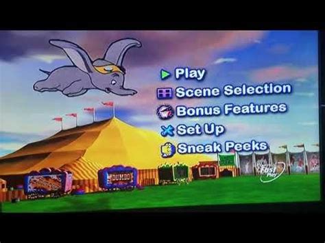 Dumbo Big Top Edition 2006 DVD Menu Walkthrough YouTube In 2022 Dvd