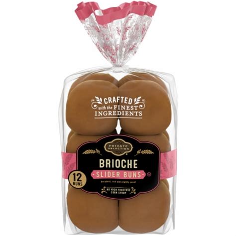 Private Selection Brioche Slider Buns 12 Ct Kroger